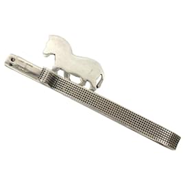Hermès-Hermes Silver Tie Pin-Silvery