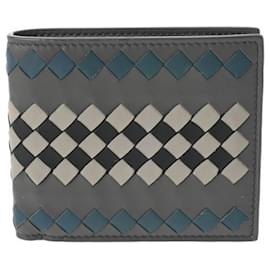 Bottega Veneta-Bottega Veneta Men's Leather Bi-fold Wallet-Brown,Black,Blue