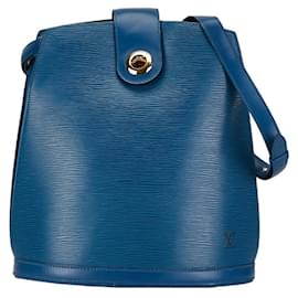 Louis Vuitton-Louis Vuitton Epi Cluny Shoulder Bag-Blue