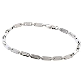 Cartier-Cartier Figaro Charm Bracelet in 18K White Gold-Other