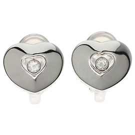 Orecchini Chopard Happy Diamond in oro bianco 18K D'oro