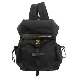 Stella Mc Cartney Schwarzer Nylon-Rucksack von Stella McCartney Schwarz