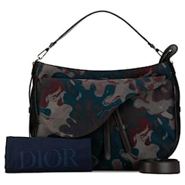 Christian Dior-Christian Dior Dior x Peter Doig Saddle Soft Bag-Multiple colors
