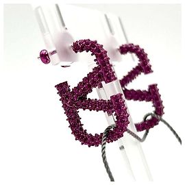 Pendientes de Stud V Logo Signature Rosa para Mujer Valentino GARAVANI Rosa