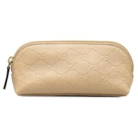 Gucci-Pochette Guccissima Gucci-Beige