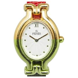 Fendi-Fendi Oval Face Watch 640L-White,Multiple colors