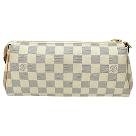 Louis Vuitton-Louis Vuitton Damier Azur Eva Shoulder Bag-White