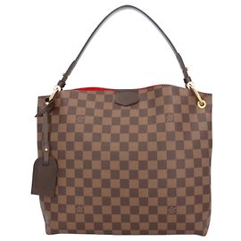 Bolso de Hombro Louis Vuitton Graceful PM Damier Castaño