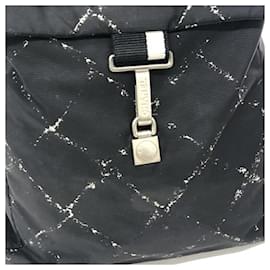 Chanel-Chanel Old Travel Line Black Backpack-Black