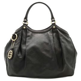 Sac à main Gucci Guccissima Sukey Noir