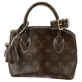 Borsa Lockit BB Monogram Lucido Louis Vuitton Marrone Crudo Monogramma