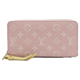 Louis Vuitton-Louis Vuitton Zippy Wallet-Pink,White,Beige,Yellow