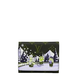 Louis Vuitton-Louis Vuitton Monogram Vivienne Portefeuille Victorine Bi-fold Wallet-Brown,Multiple colors