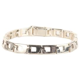 Gucci-Gucci G Shaped Link Charm Bracelet-Silvery