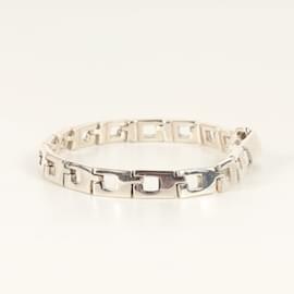 Gucci-Gucci G Shaped Link Charm Bracelet-Silvery
