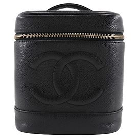 Chanel Caviar Leather Vanity Handbag Other
