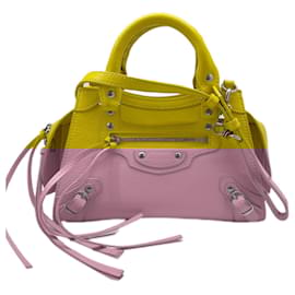 Balenciaga-Balenciaga Neoclassic City Leather Handbag-Yellow