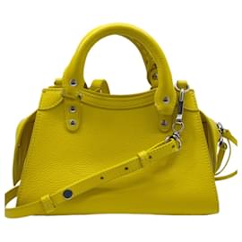 Balenciaga-Balenciaga Neoclassic City Leather Handbag-Yellow