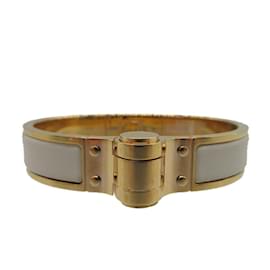 Hermès-Hermes Charm Bracelet in Gold and Ivory-Golden,Cream