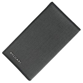 Bulgari-Bvlgari Bi-fold Long Wallet-Brown,Black