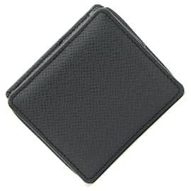 Louis Vuitton-Louis Vuitton Taiga Coin Case in Ardoise-Grey