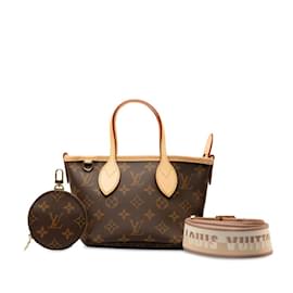 Louis Vuitton-Sac à main Louis Vuitton Monogram Neverfull BB-Marron