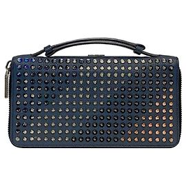 Carteira Longa Christian Louboutin em Marinho Azul marinho