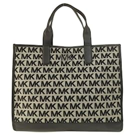 Michael Kors-Michael Kors MK Signature Tote Bag-Black