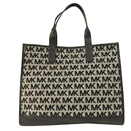Michael Kors-Michael Kors MK Signature Tote Bag-Black