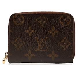 Louis Vuitton-Louis Vuitton Monogram Zippy Coin Purse-Brown