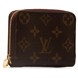 Louis Vuitton-Louis Vuitton Monogram Zippy Coin Purse-Brown