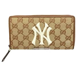 Gucci-GUCCI Round Long Wallet New York Yankees-Other