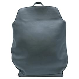 Hermès-Hermes City Bag 30 Backpack in Black Epsom Leather-Black
