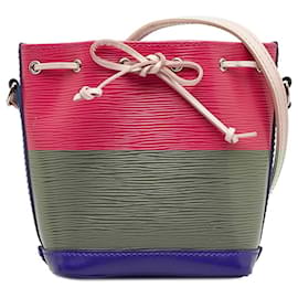 Louis Vuitton-Louis Vuitton Epi Nano Noe Shoulder Bag-Pink,Blue