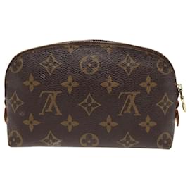 Louis Vuitton-LOUIS VUITTON Pochette Cosmétique Monogram PM Poche Cosmétique M47515 LV Auth 81127-Monogramme