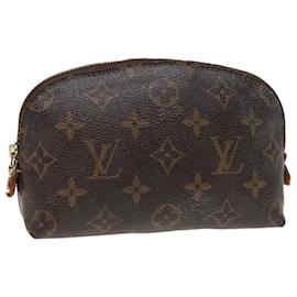 Louis Vuitton-LOUIS VUITTON Pochette Cosmétique Monogram PM Poche Cosmétique M47515 LV Auth 80426-Monogramme