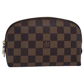 Louis Vuitton-LOUIS VUITTON Pochette Cosmétique PM Damier Ebene N47516 Auth LV 80307-Autre