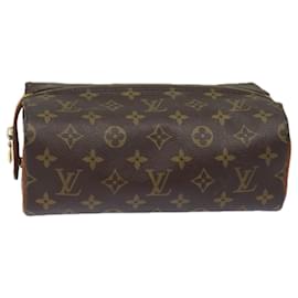 Louis Vuitton-LOUIS VUITTON Trousse Patte Pression Monogram Pouch Cosmétique M47636 Auth 80320-Monogramme