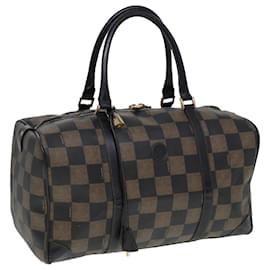 Fendi-Sac Boston en toile Pecan FENDI en cuir PVC marron noir Auth 78537-Marron,Noir