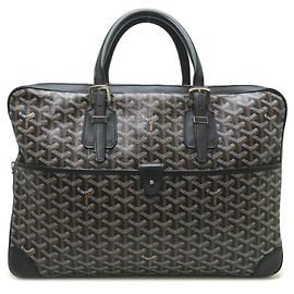 Goyard Ambassade MM Herrenhandtasche ohne Tragegurt Schwarz