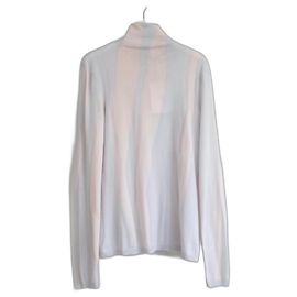 Suéter fino de cashmere/seda com ondas azuis e rosas Dior Rosa Azul claro