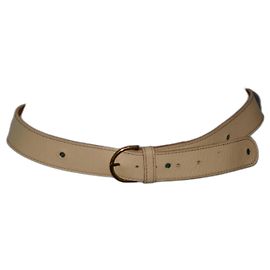 Gianni Versace leather belt beige 85 cm Beige