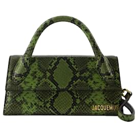 Jacquemus-Le Chiquito Long Crossbody - Jacquemus - Leather - Green-Green