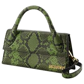 Jacquemus-Le Chiquito Long Crossbody - Jacquemus - Leather - Green-Green