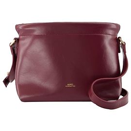 Apc Ninon Mini Crossbody - A.P.C. - Sintetico - Bordeaux Rosso Bordò