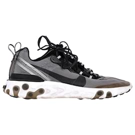 Baskets Nike React Element 87 en synthétique noir anthracite Noir