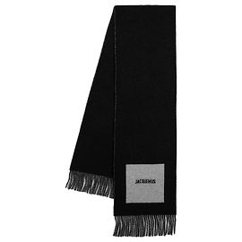 La sciarpa Rond Carre - Jacquemus - Lana - Nero Nero