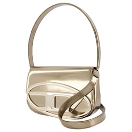 Autre Marque-1dr Schultertasche - DIESEL - Leder - Gold-Golden,Metallisch