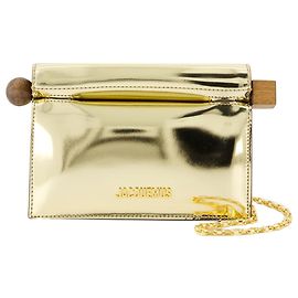 La Petite Pochette Rond C Clutch - Jacquemus - Leather - Gold Golden Metallic