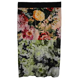 Dolce & Gabbana-Dolce & Gabbana Knee-Length Skirt in Floral Print Viscose-Other